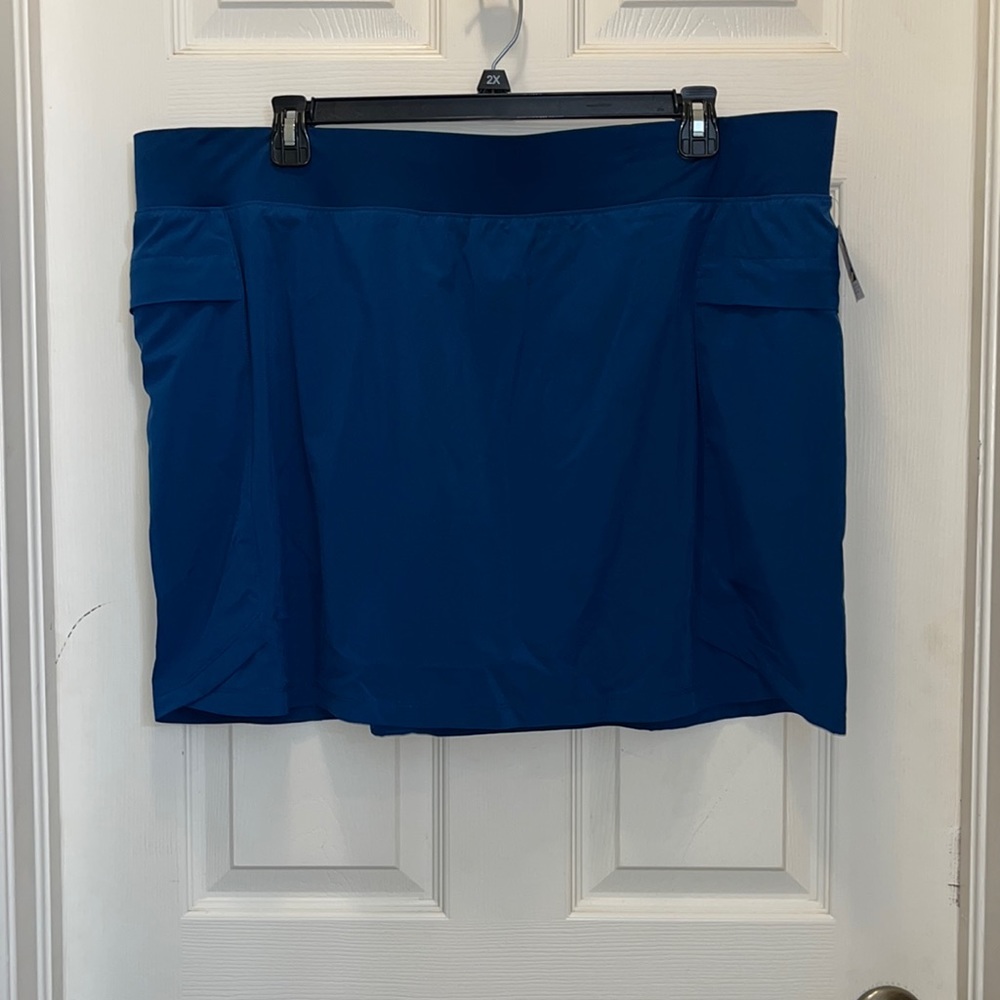 Plus Size sun protection fishing/swim skort